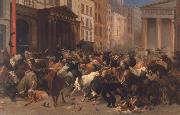 William Holbrook Beard Bulls and Bears in the Market oil on canvas